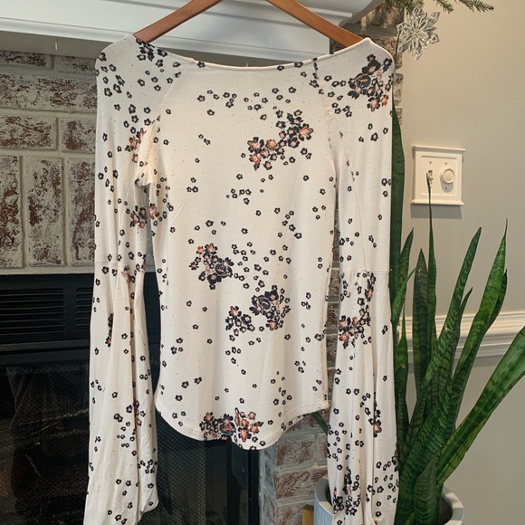 Free People Bell Sleeve Shirt - Picture 3 of 8